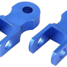 Shock Absorber Riser, 2pcs Universal Motorcycle Rear Shock Absorber Riser Height Extension 5cm Chassis Blue per Motorcycle Modification(With screw)