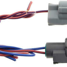 MOTOALL VTEC Power Steering Oil Pressure Switch Sensor Connector & VTEC Solenoid Plug Pigtail Wire Harness Lead Wiring Loom Female for Dorman 645-203 Honda Accord Civic Prelude Odyssey Acura Integra