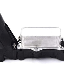 New Engine Oil Filter Cooler Housing With Sensor For 2014-2017 Chrysler Dodge Jeep 3.6L V6 Engine Replace# 68105583AF, 68105583AE