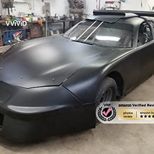 VViViD Matte Black Vinyl Wrap Roll XPO Air Release Technology (6ft x 5ft (Hood, Roof or Trunk Wrap Kit))