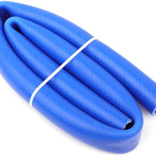 AUTOMUTO Radiator Hose Kit Fit for 3 ft 1 ID FlexFab 5526 Blue Silicone Heater Hose 25mm 350F Radiator Coolant 1.00