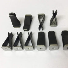 10 Pieces Square Head Car Air Vent Clip Car Vent Clip Auto Air Conditioner Car Outlet Clips, Black Clip