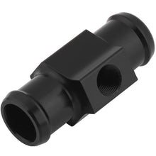 Motorcycle Temperature Sensor Adapter, Water Temp Temperature Joint Pipe Sensor Gauge Radiator Hose Adapter(BLACK)(18mm)