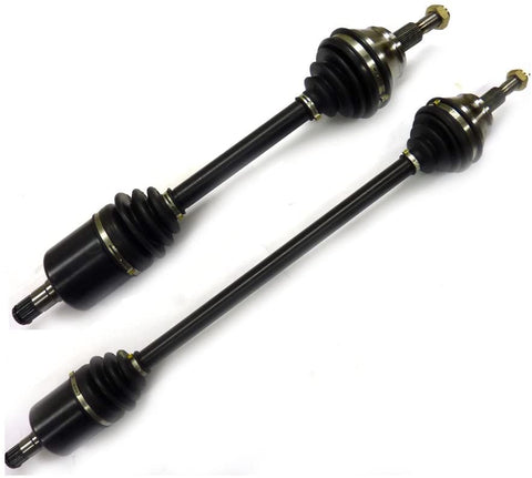 DTA VW22572258 front Left Right Pair - 2 New Axles Fits 2002-2005 VW Beetle 1.8L, 2.0L 6spd Automatic Only; 2006-2010 Beetle 2.5L Automatic Only. Plug-in Type
