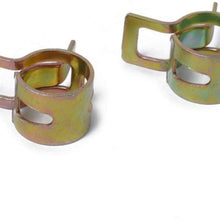 FLAMEER 0.3" Spring Clip Vacuum Fuel Oil Hose Line Band Clamp Low Pressure 8mm 10pcs