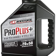 Maxima (30-039128) Pro Plus+ 20W-50 Synthetic Motorcycle Engine Oil - 1 Gallon Jug by Maxima