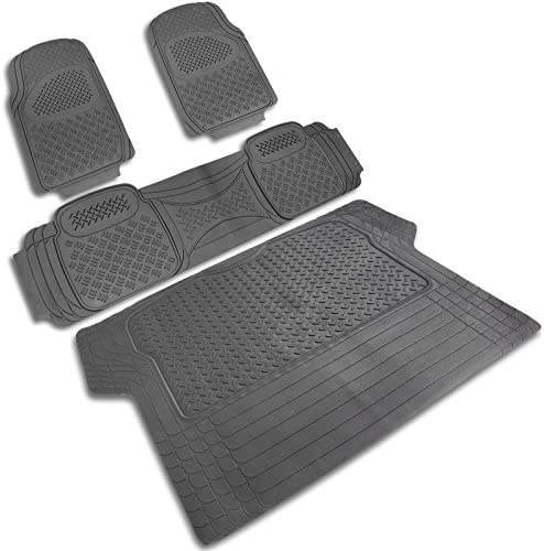 Spec-D MAT-3201GRY Gray All Weather Floor Mats 4pcs