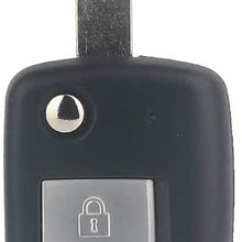OCPTY 1X Uncut Keyless Entry Remote Control Key Fob Transmitter Replacement fit for 14-18  Nissan Rogue ADP12548301S