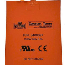 Zerostart 3400107 Silicone Pad Heater Engine Oil, Transmission Fluid, Reservoir and Hydraulic Fluid Heater, 8½" x 14½" | 120 Volts | 1500 Watts