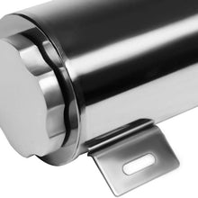 DEMOTOR PERFORMANCE 2PCS 3"X 16" Inch Polished Stainless Steel Radiator Overflow Tank Universal Fit