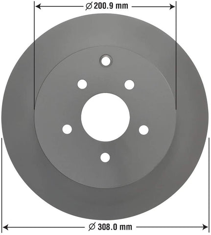 OMNIPARTS Brake Rotor Coated 13060037