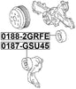 FEBEST 0188-2GRFE Idler Pulley