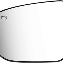 963664BA1A OE Style Driver/Left Heated Mirror Glass Lens Replacement for Nissan Rogue Murano Pathfinder 14-19
