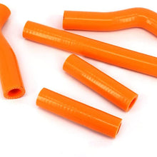 Motorcycle Orange Reinforced Silicone Radiator Coolant Hoses Kit For KTM 250SXF 250 SXF 2006
