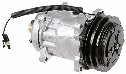 AC Compressor & A/C Clutch For Freightliner Replaces 22-41180-000 Sanden SD7H15 7877 8019 4646 - BuyAutoParts 60-02187NA NEW