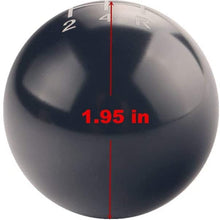 DEWHEL Round Ball Billet M12x1.25 5 Speed Short Throw Shifter Shift Knob MT Manual Gearbox Screw On Titanium