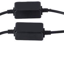 Acouto 2PCS LED Headlight Decoder, 9005/9006 Car LED Headlight Decoder Anti-Flicker Flash Error Canceler Resistor Decoder DC 12V-14V