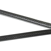 2PCS Adjustable Carbon Front Bumper Lip Splitter Strut Rod Tie Support Bars Replacement fit for Universal Black 200mm/7.87”