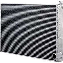 Maxx Power Chevy Style Tri Flow Aluminum Radiator 28 Inch 3 Pass Cooling