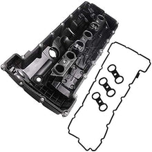 Engine Valve Cover with Gasket & Bolts 11127552281 for 3.0L 2007-2013 128i 328i 328xi 528i 528xi X3 X5 Z4 3.0L N51 N52 Engine