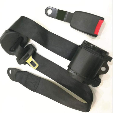 XDFS Can be Adjusted Automotive Universal 3-Point Retractable Auto Car Seat Belts Lap Shoulder Buckle