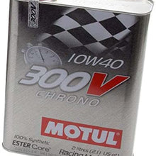 Motul 104243 300V 10w40 Synthetic Racing Oil, 2l, 1 Pack