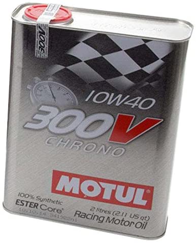 Motul 104243 300V 10w40 Synthetic Racing Oil, 2l, 1 Pack