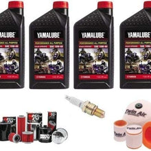 Yamalube YAMAHA WOLVERINE 350 4X4 1995-2005 OIL FILTER, OIL, AIR FILTER, SPARK PLUG KIT