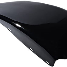 Left Side Battery Power Cover Compatible with Harley HD Sportster XL 883 1200 2004-2013 OE: 66261-04 (Glossy Black)