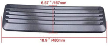 Universal Car Air Flow Intake Scoop Turbo Bonnet Vent Grills Cover Hood Decorate Fog Light Grille Covers (Color Name : Imitation Carbon)