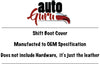 Autoguru 5spd Shift Boot Synthetic Leather Black 10.5
