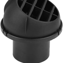 Air Vent Outlet, 60mm Auto Car Heater Ducting Warm Air Vent Outlet -Rotatable 360 Degrees
