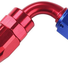 SUNROAD 8AN 20Ft Universal Braided Oil Fuel Line Hose Stainless Steel Nylon with 10PC Swivel Fitting Hose Ends Adapter Kit-Silver