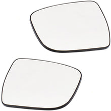 Pair Set Side View Mirror Glass & Bases Replacement for Nissan Murano Rogue Pathfinder 963664BA0A 963654BA0A