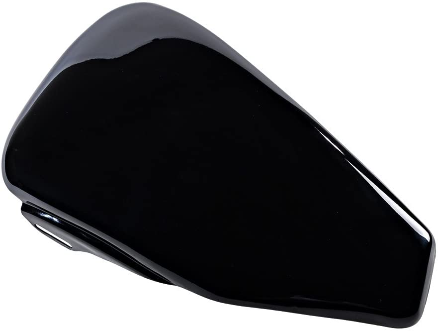 Left Side Battery Power Cover Compatible with Harley HD Sportster XL 883 1200 2004-2013 OE: 66261-04 (Glossy Black)