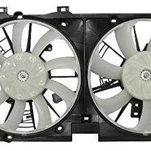 Rareelectrical NEW DUAL RADIATOR CONDENSER FAN COMPATIBLE WITH SUBARU LEGACY 2015-16 45121AL00A SU3115134 45121AL01A 45122AL02A 45131AL00A