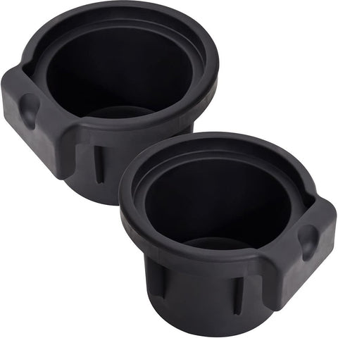 OxGord Cup Holder Insert (Pack of 2) for 05-12 Pathfinder 05-15 Xterra 05-19 Frontier - Replaces 96975-EA000 and 96975-ZS00A Front Seat Center Console Liner