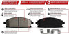 Power Stop K5457 Front & Rear Brake Kit with Drilled/Slotted Brake Rotors and Z23 Evolution Ceramic Brake Pads