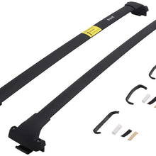 Snailfly Cross Bars Roof Racks Fit for 2020 2021 Ford Explorer Black Rooftop Crossbars Luggage Racks