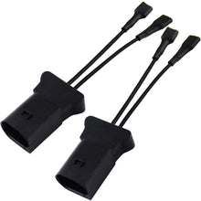FARBIN Waterproof Auto Horn 12V Car Horn Loud Dual-Tone Electric Snail Horn Kit with 2Pcs Adapter Wiring Harness Pigtail Socket for Audi