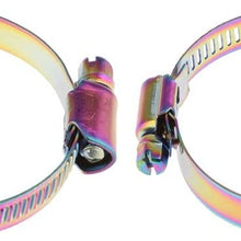 2 Pieces Motorcycle Adjustable Fuel Injection Style Hose Clamp For Diesel Petrol Pipes 32-50Mm/40-63Mm