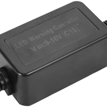 Aramox Warning Flashing Load Resistance Decoder, 2Pcs H1 H3 LED Headlight Decoders Anti Flicker Adapters Flash Error Warning Cancelers