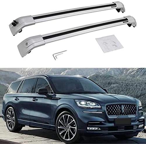 HEKA Cross Bar for Lincoln Aviator 2018 2019 2020 2021 Crossbar Roof Rail Rack Luggage