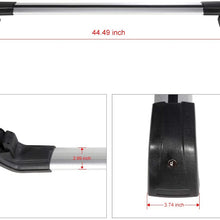 ROADFAR Roof Rack Aluminum Top Rail Carries Luggage Carrier Fit for 2013 2014 2015 2016 2017 2018 2019 for Mitsubishi Outlander Sport Utility Baggage Rail Crossbars