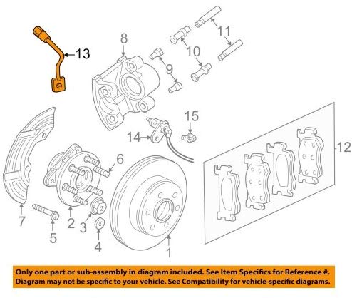 Mopar 5201 0285AB, Disc Brake Hydraulic Hose