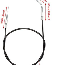 HIAORS Go Kart 62" Shift Reverse Cable for Twister 150SS 150GT 250GT Kinroad Buggy Parts