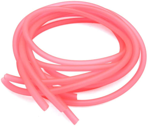 uxcell 4Pcs Pink 4.5mm Inner Dia Silicone Oil Hose Fuel Petrol Tube Pipe for Motorcycle