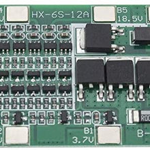 ZEFS--ESD Electronic Module 6S 15A 24V PCB BMS Protection Board for 6 Pack 18650 Li-ion Lithium Battery Cell Module 5032mm