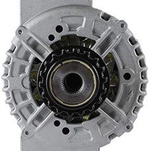 Alternator Compatible With/Replacement For 3.0L VOLVO S60 2011-2016, XC60 2010-2016 0-121-715-009, AL0870X, 6 Clock 180 Amp Internal Fan Type Decoupler Pulley Type Internal Regulator 12V