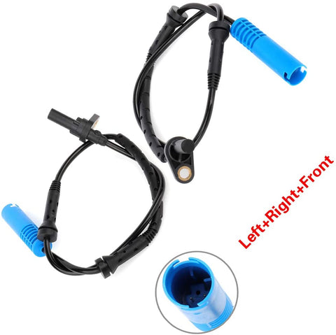 SCITOO 2PCS Left Right Front ABS Wheel Speed Sensor ALS1830 Fit for 2007 2009 2010 2011 BMW 323i